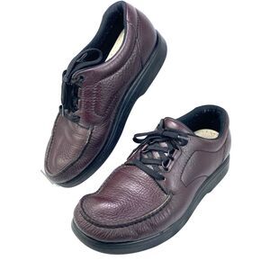 SAS Bout Time Men's 11M Shoes Brown Leather Oxford Casual Comfort Lace Up
